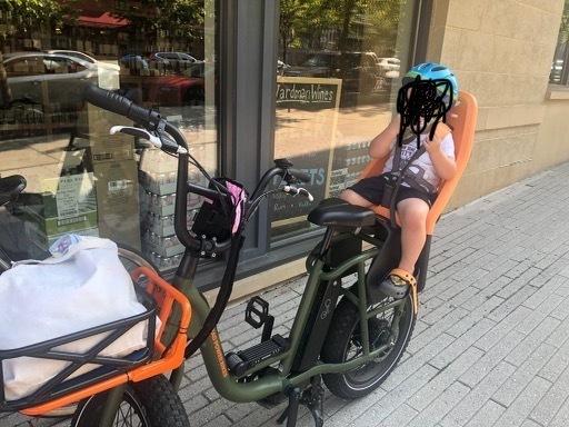 2021 Rad Power Bikes Rad Runner Green and Orange