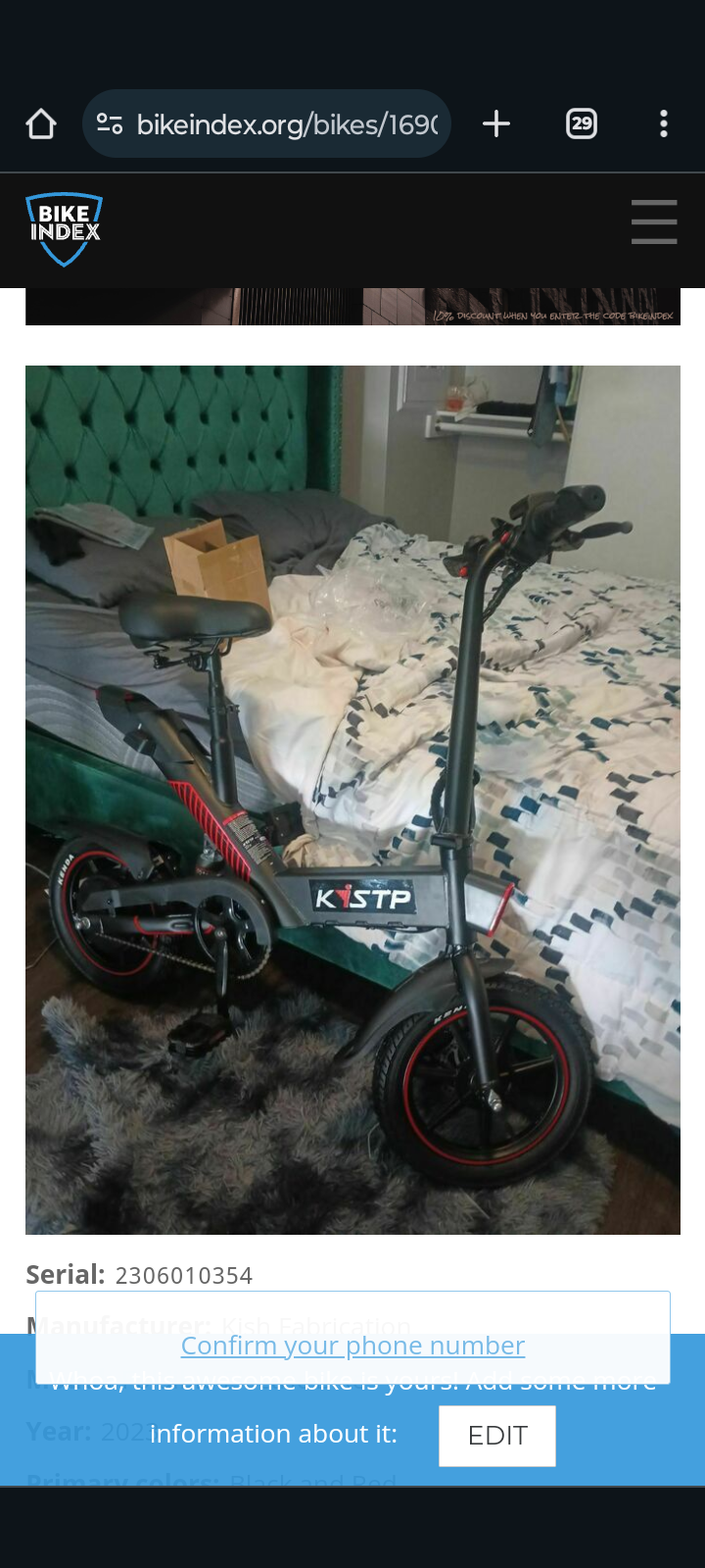 2023 Kish Fabrication Black