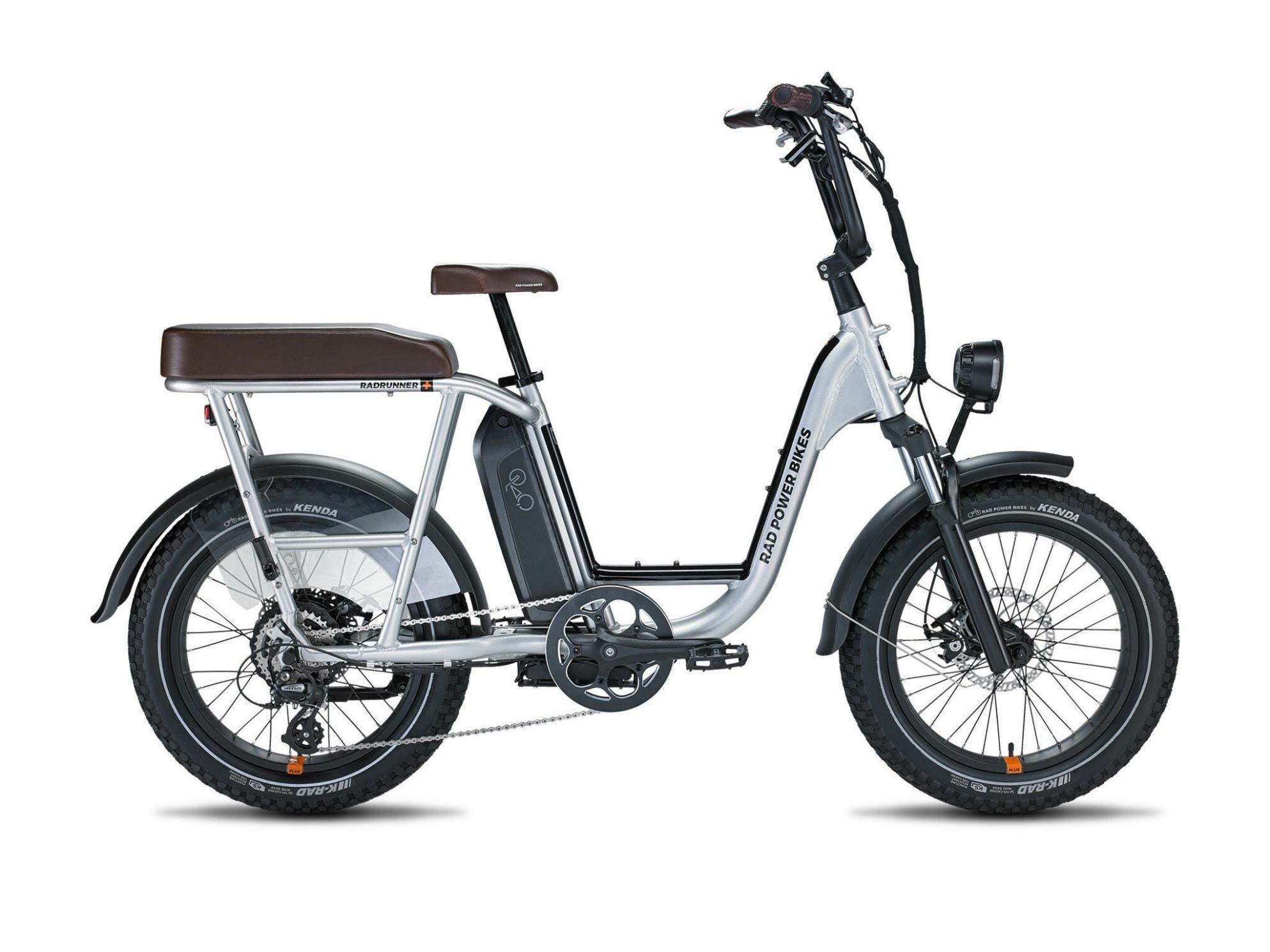 2022 Rad Power Bikes Rad Runner Plus Silver, gray or bare metal