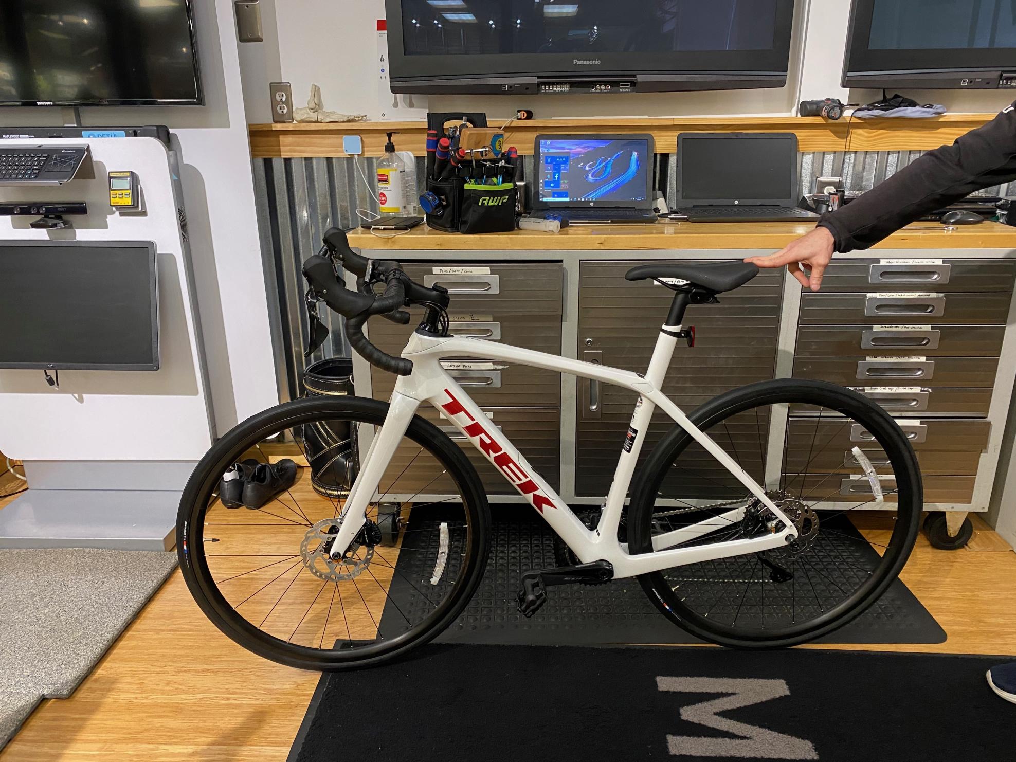 2021 Trek Domane SL 5 White and Red