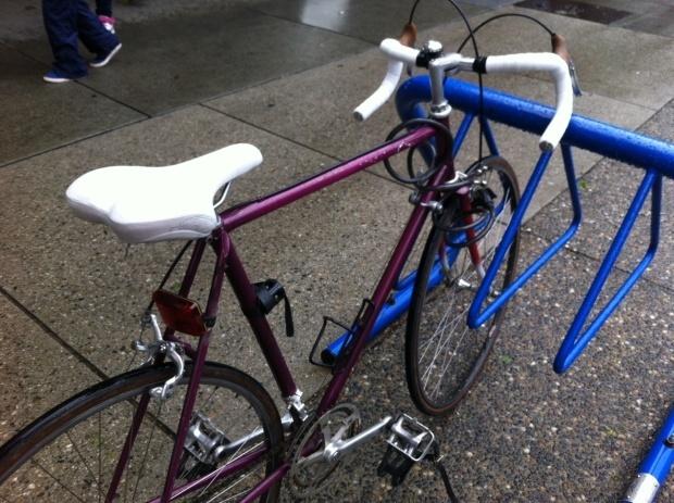 Painted Over Vintage road bike  Black