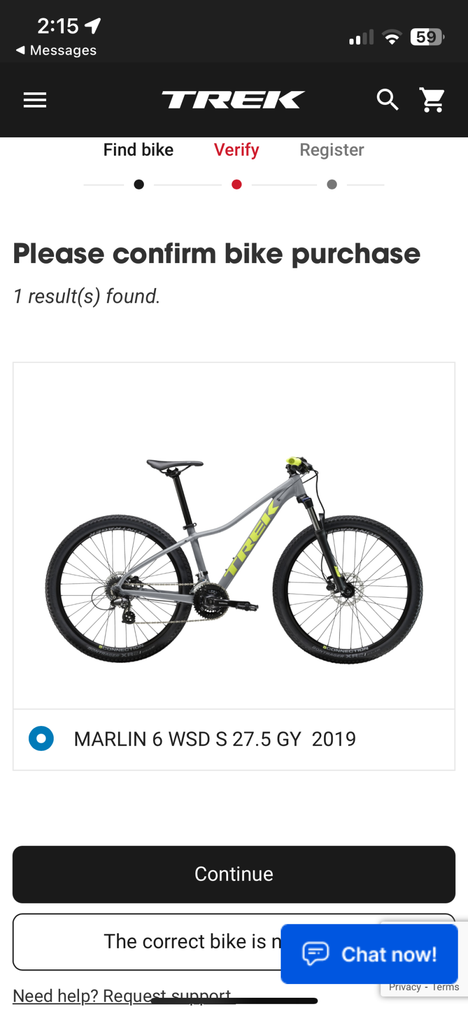 2018 Trek Silver, gray or bare metal and Green