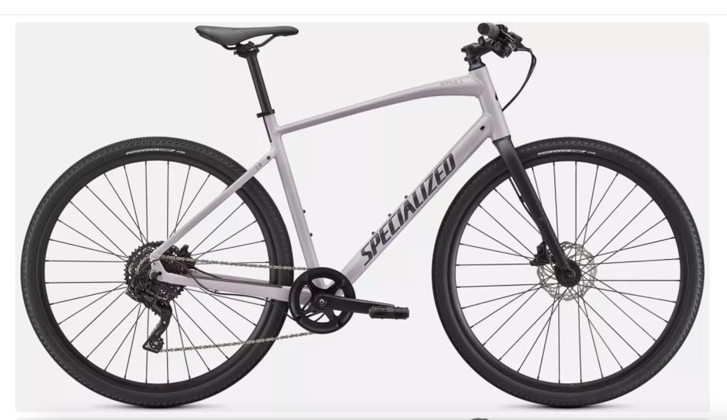 2024 Specialized Sirrus X 2.0 Silver, gray or bare metal