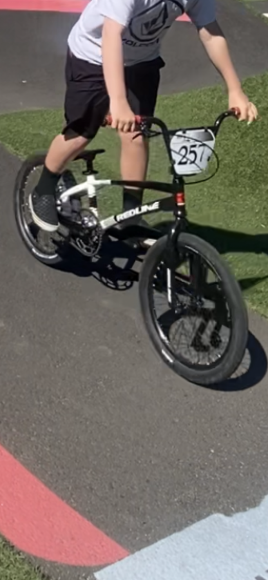 2023 Redline Proline BMX bike. Black and white White