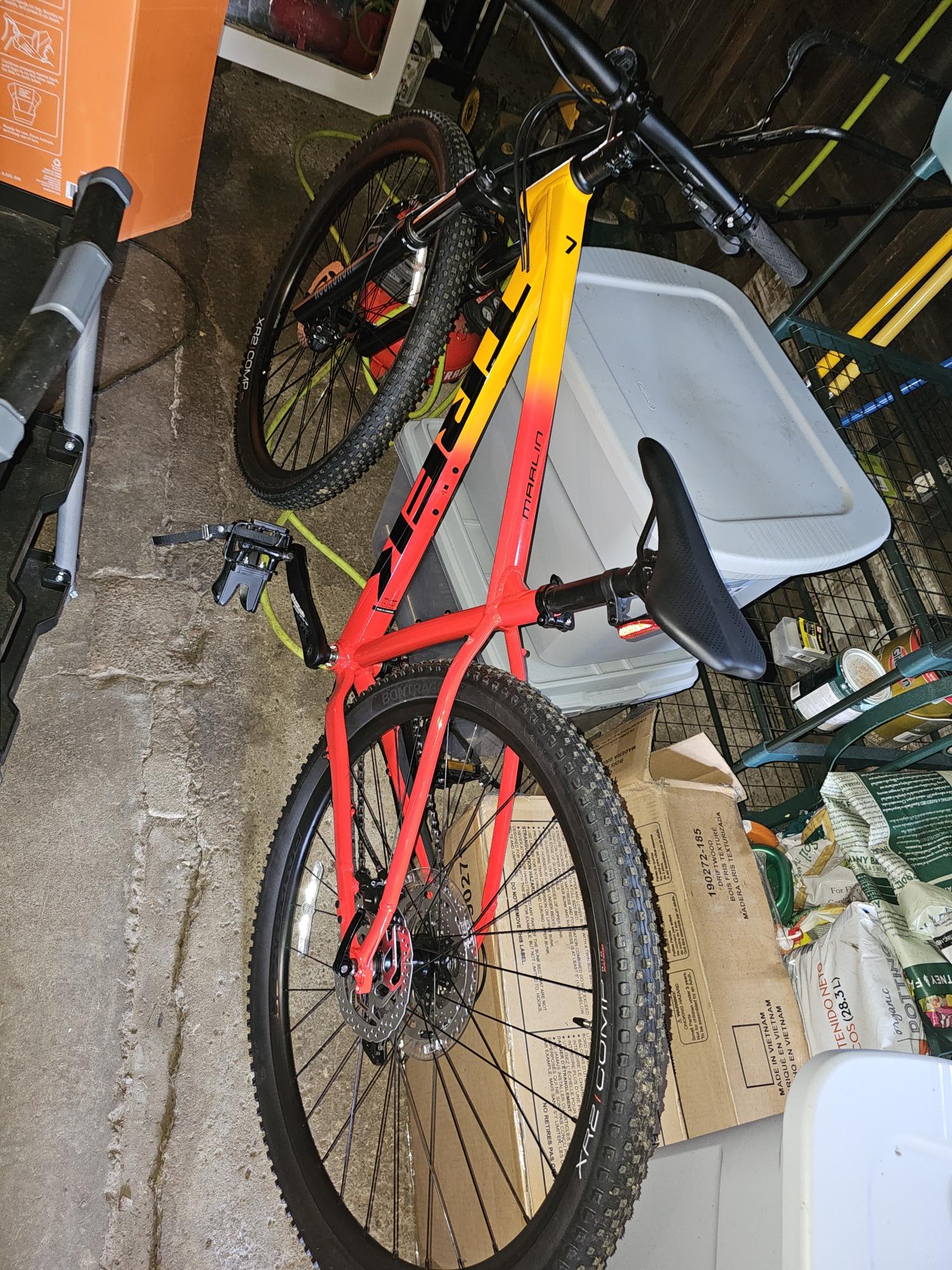 Trek Marlin Red and Orange