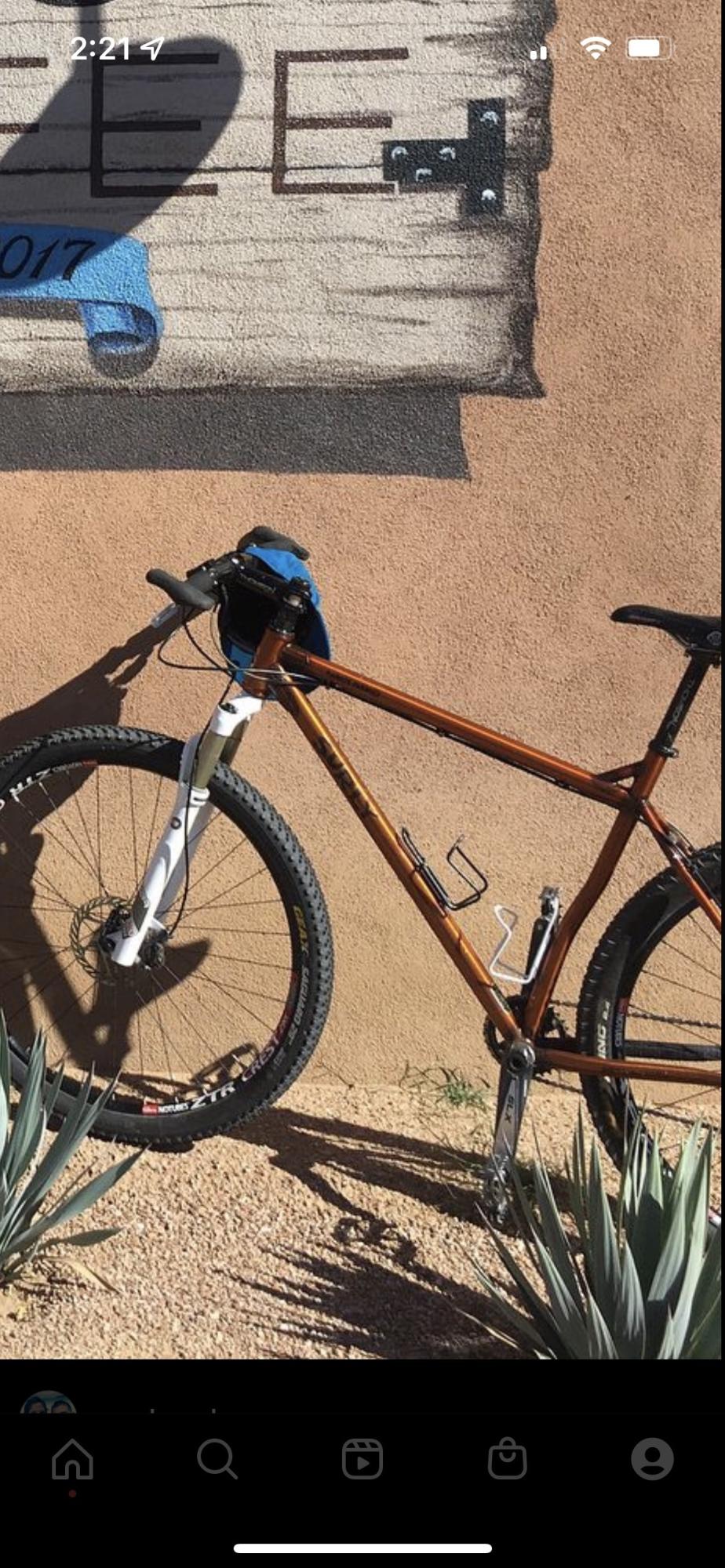 2015 Surly Karate Monkey Orange