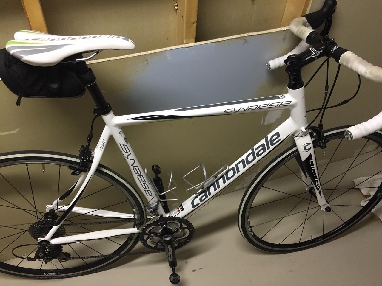 2013 Cannondale Synapse 5 105 White