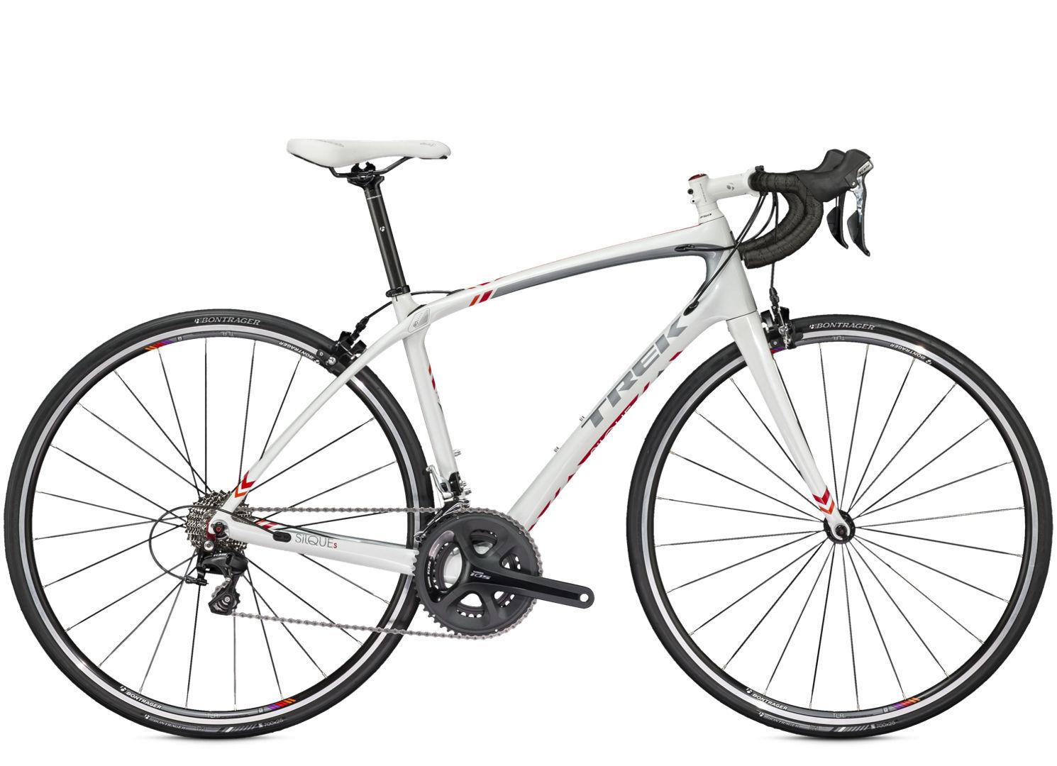 2015 Trek Silque S  White, Red, and Silver or Gray