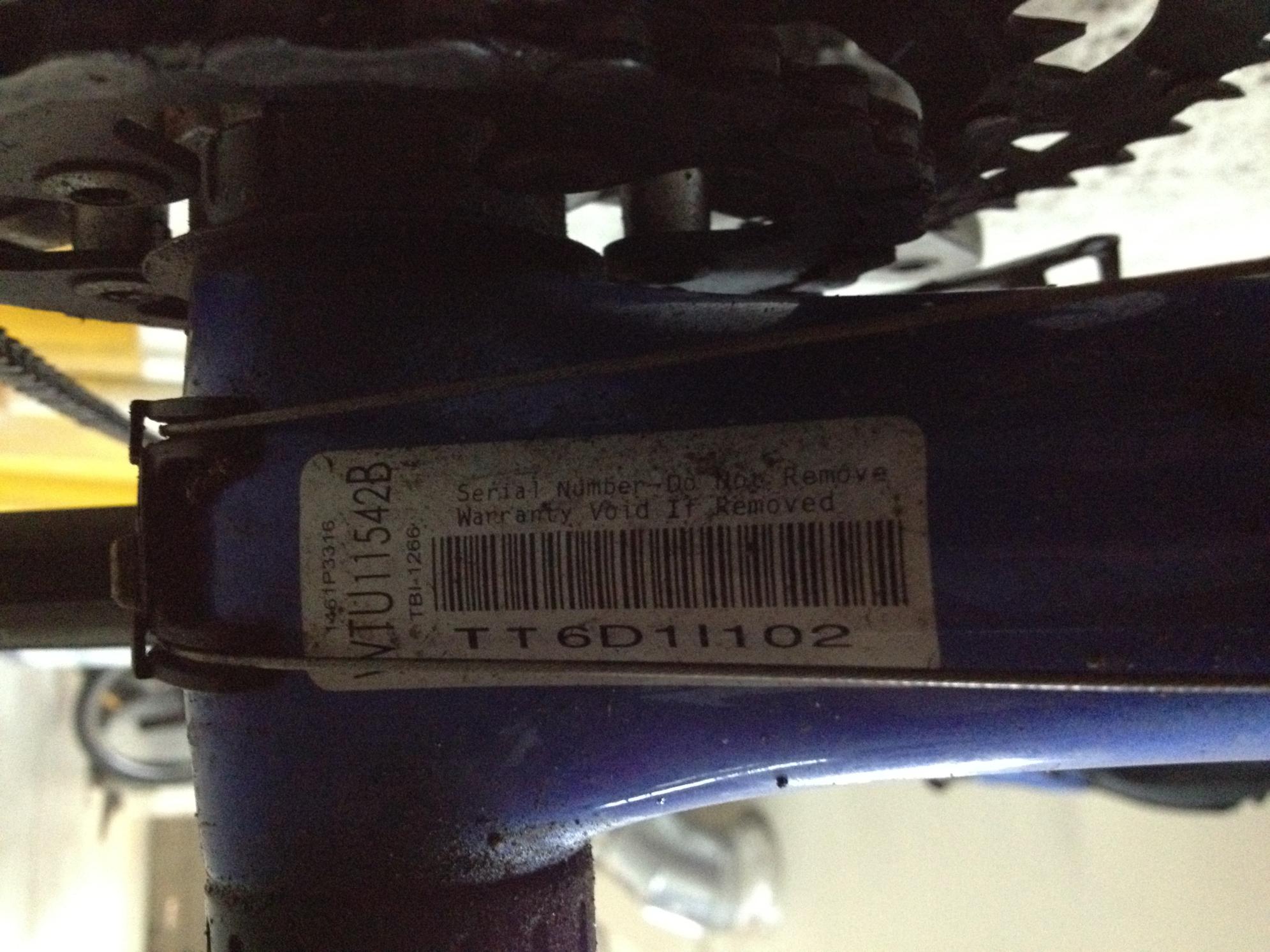 2005 Trek 5000WSD  Blue
