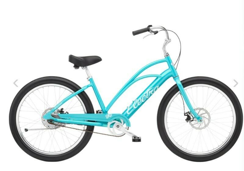 2025 Electra Cruiser Go! Step-Thru Bora Bora Blue Blue