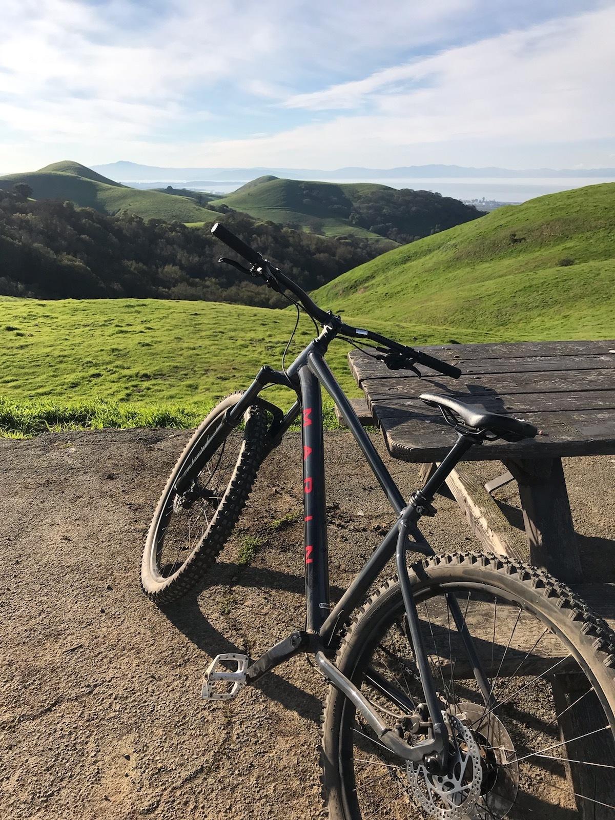 2021 Marin Bikes Palisades Trail 3 Silver, gray or bare metal