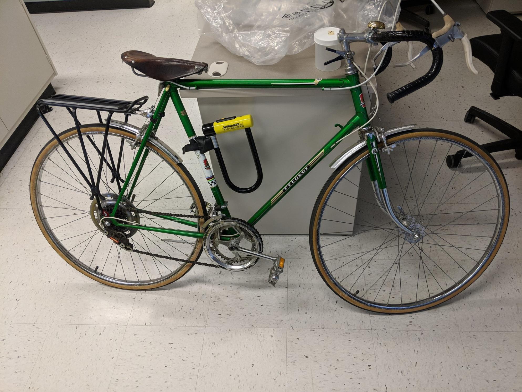 1971 Peugeot PX10 Green, Silver, gray or bare metal, and White