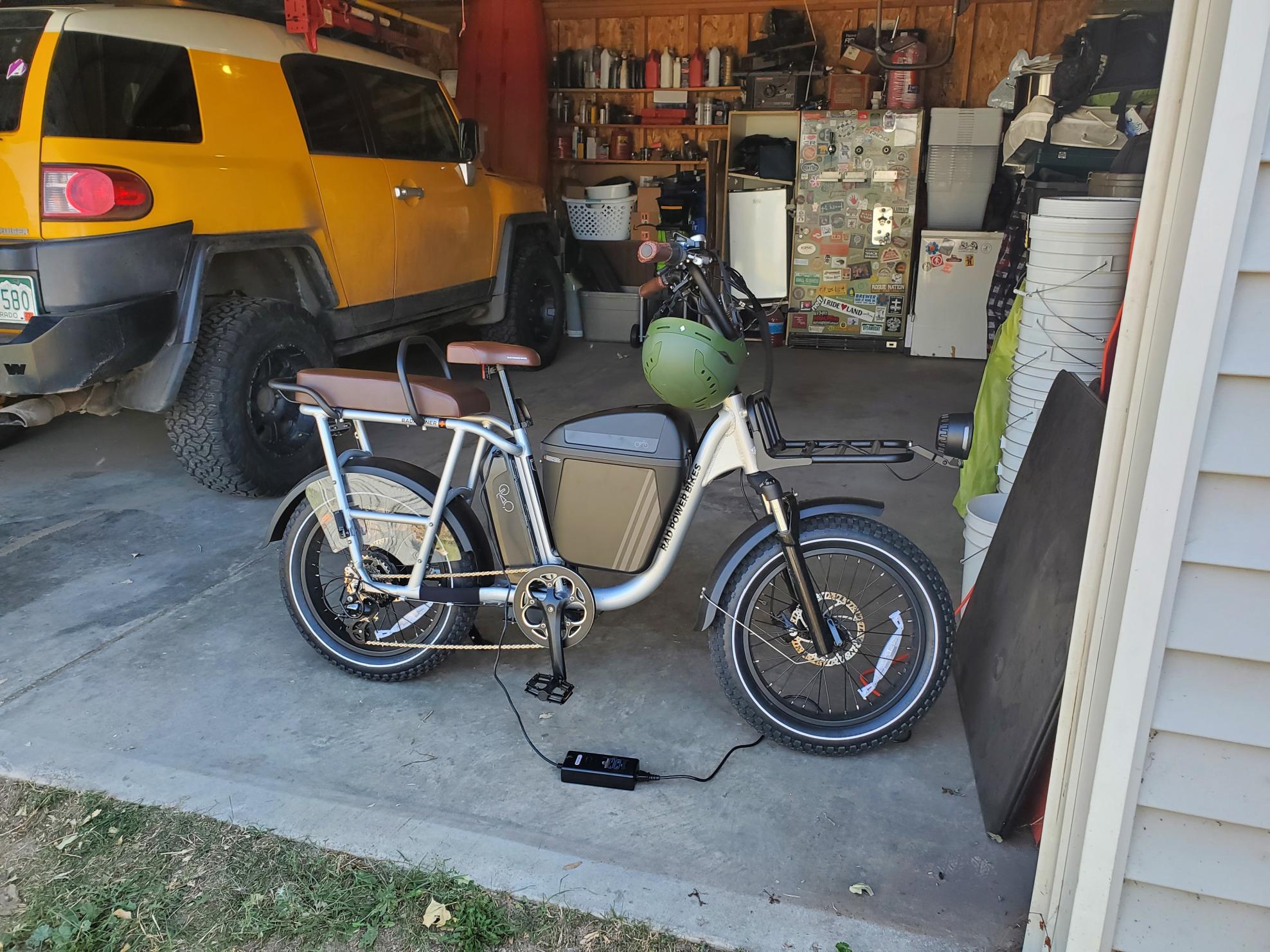 2021 Rad Power Bikes Runner plus Silver, gray or bare metal