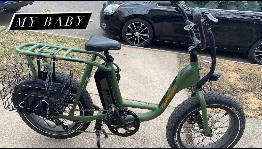 2020 Rad Power Bikes Rad Runner Cargo cargo bike (rear storage) Green