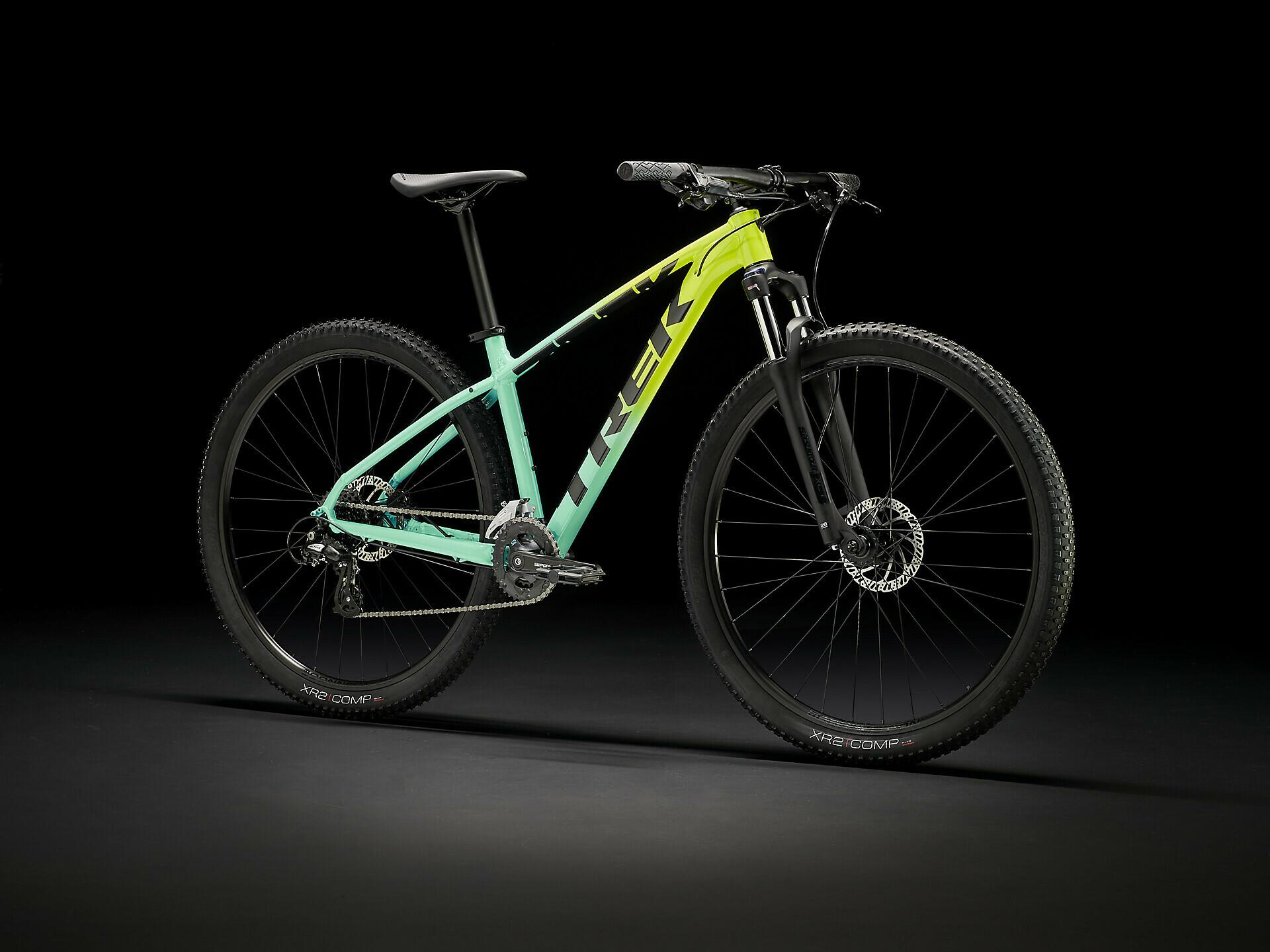 2022 Trek Marlin 5 Green, Yellow or Gold, and Black