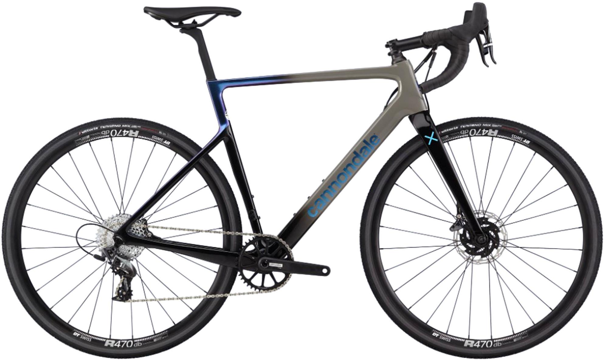 2022 Cannondale Silver, gray or bare metal and Purple