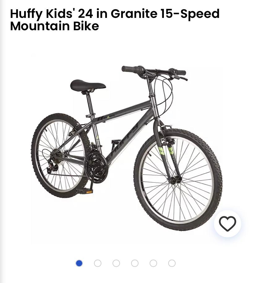 2024 Huffy Mountain Bike Silver, gray or bare metal
