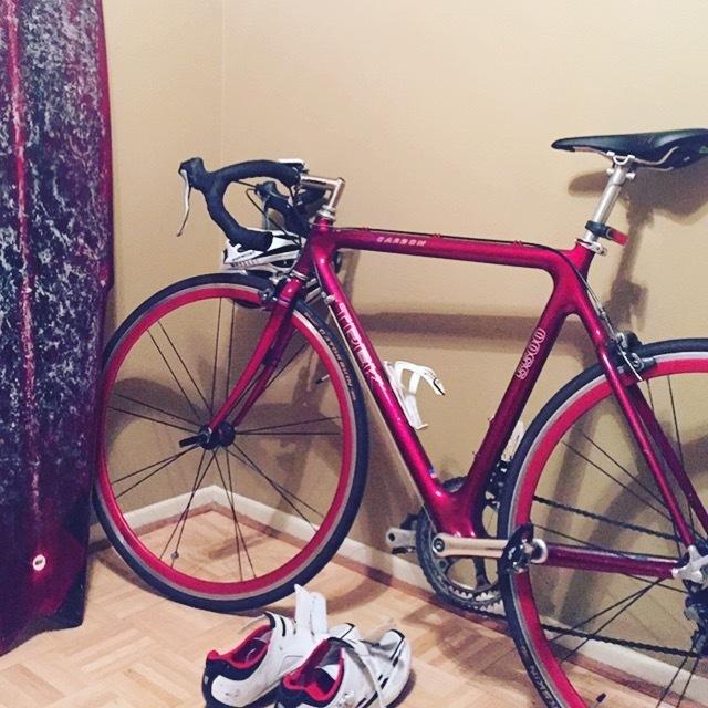 1997 Trek 5500 OCLV Carbon Red