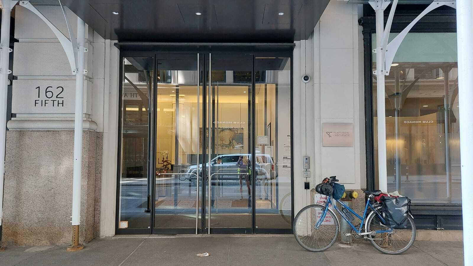 Urbane Cyclist Urbanite Commuter Blue