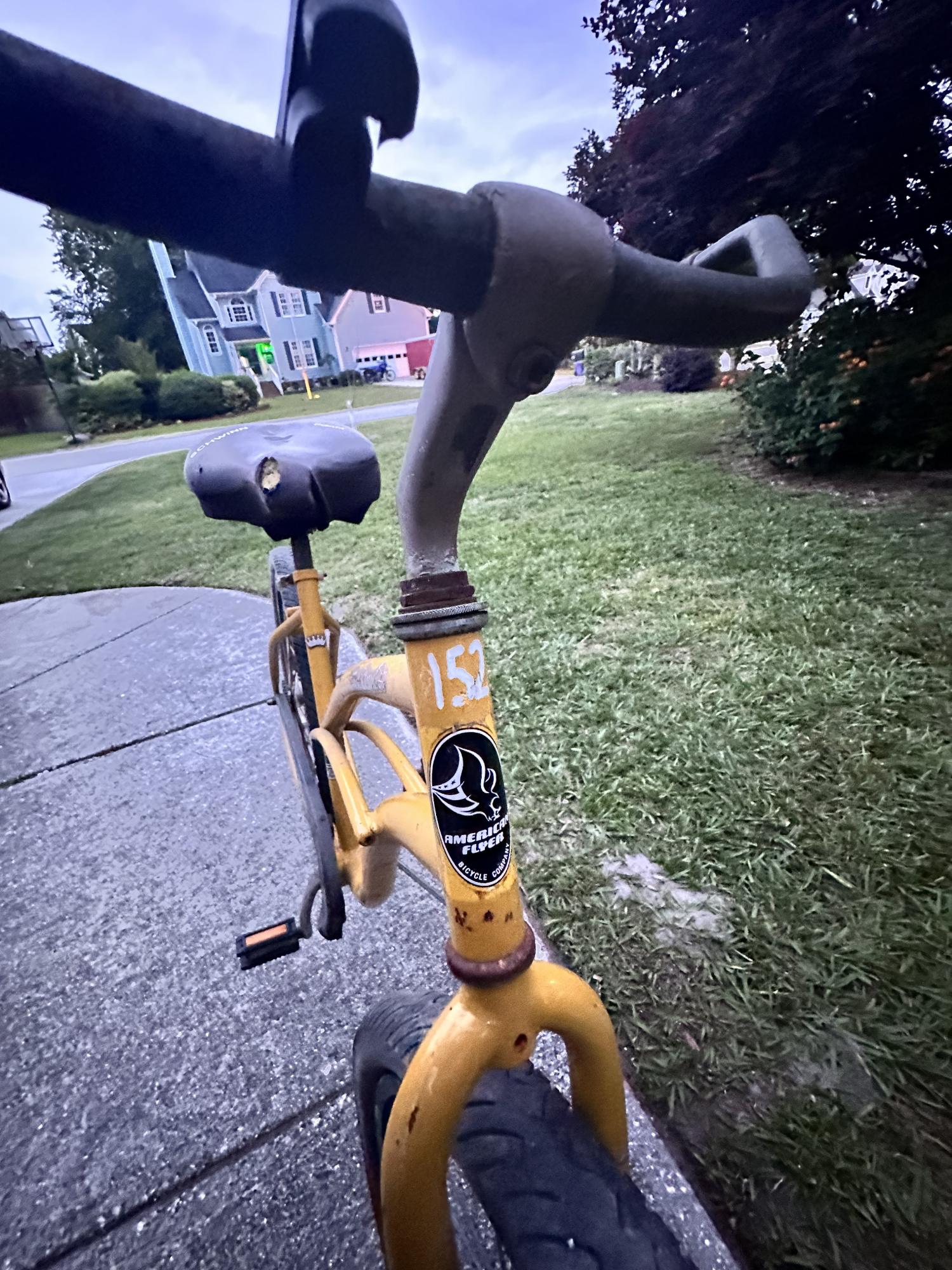 1975 American Flyer Bicycle Co. 152 Cruiser Yellow or Gold