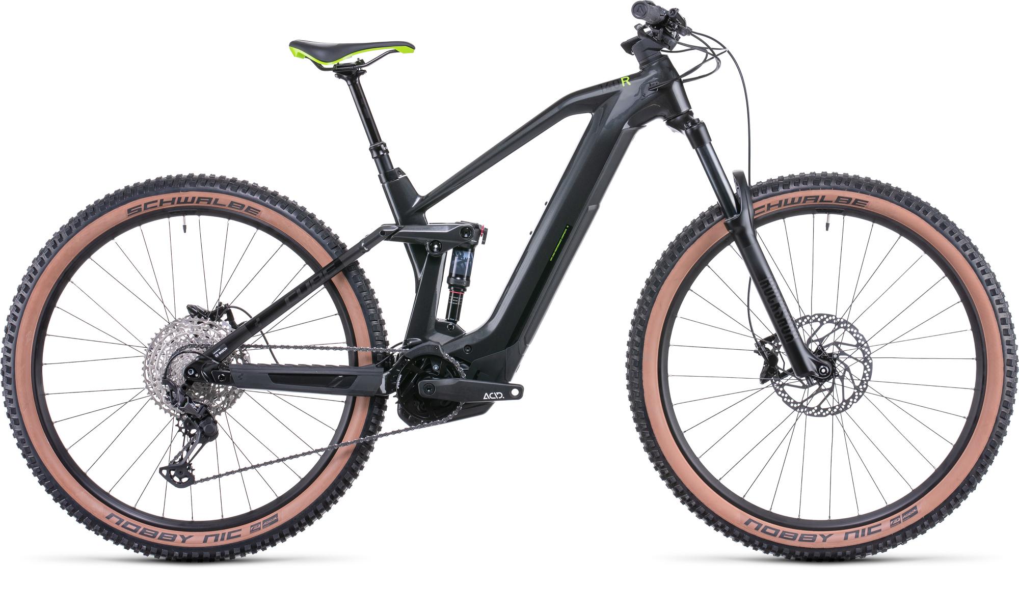 2022 Cube E-MTB Stereo Hybrid Silver, gray or bare metal