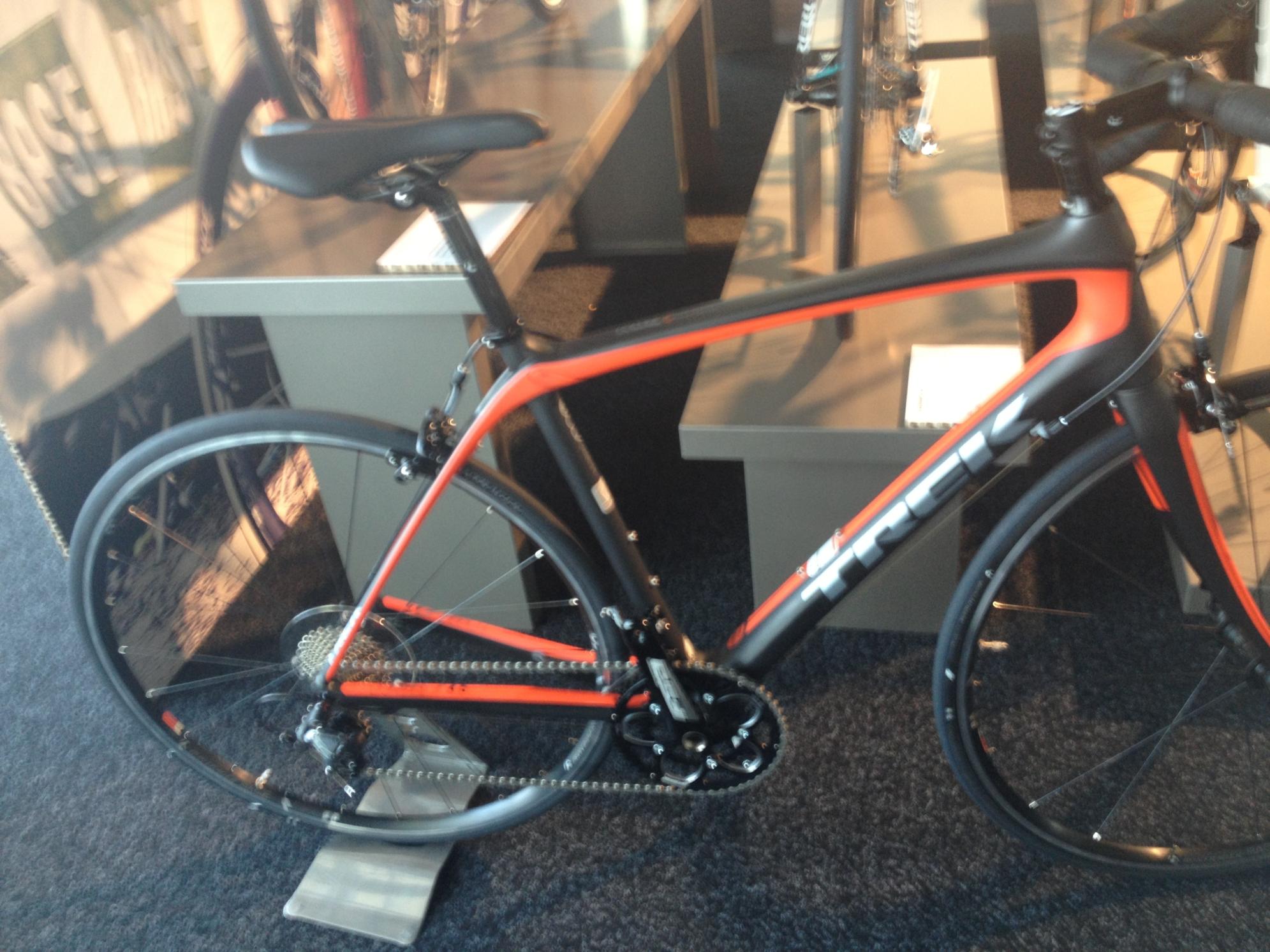 2014 Trek Domane 4.0  Black and Orange