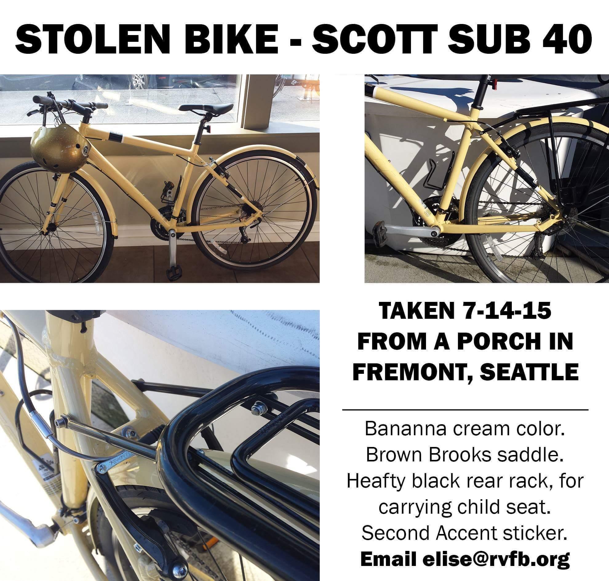 2015 SCOTT SUB 40 Yellow or Gold
