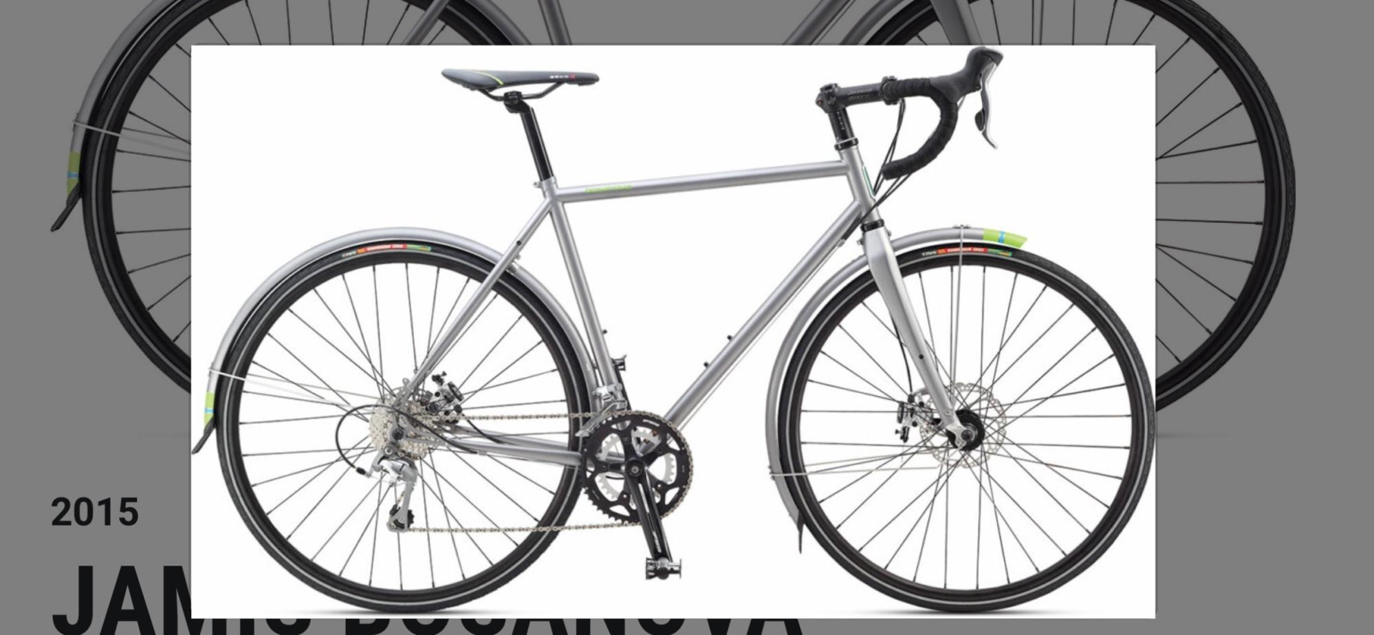 2015 Jamis Bosanova Silver, gray or bare metal