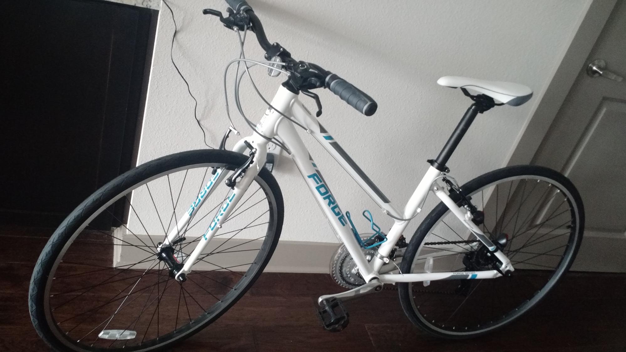 2015 Forge Bikes 16'' Alloy Rims, Thumb Shifter, Rustproof Chain White