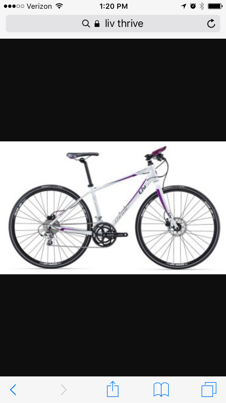 2016 Giant Thrive 1 White and Purple
