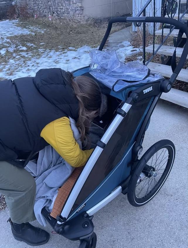 2023 Thule Thule Chariot Cross double bike trailer Blue