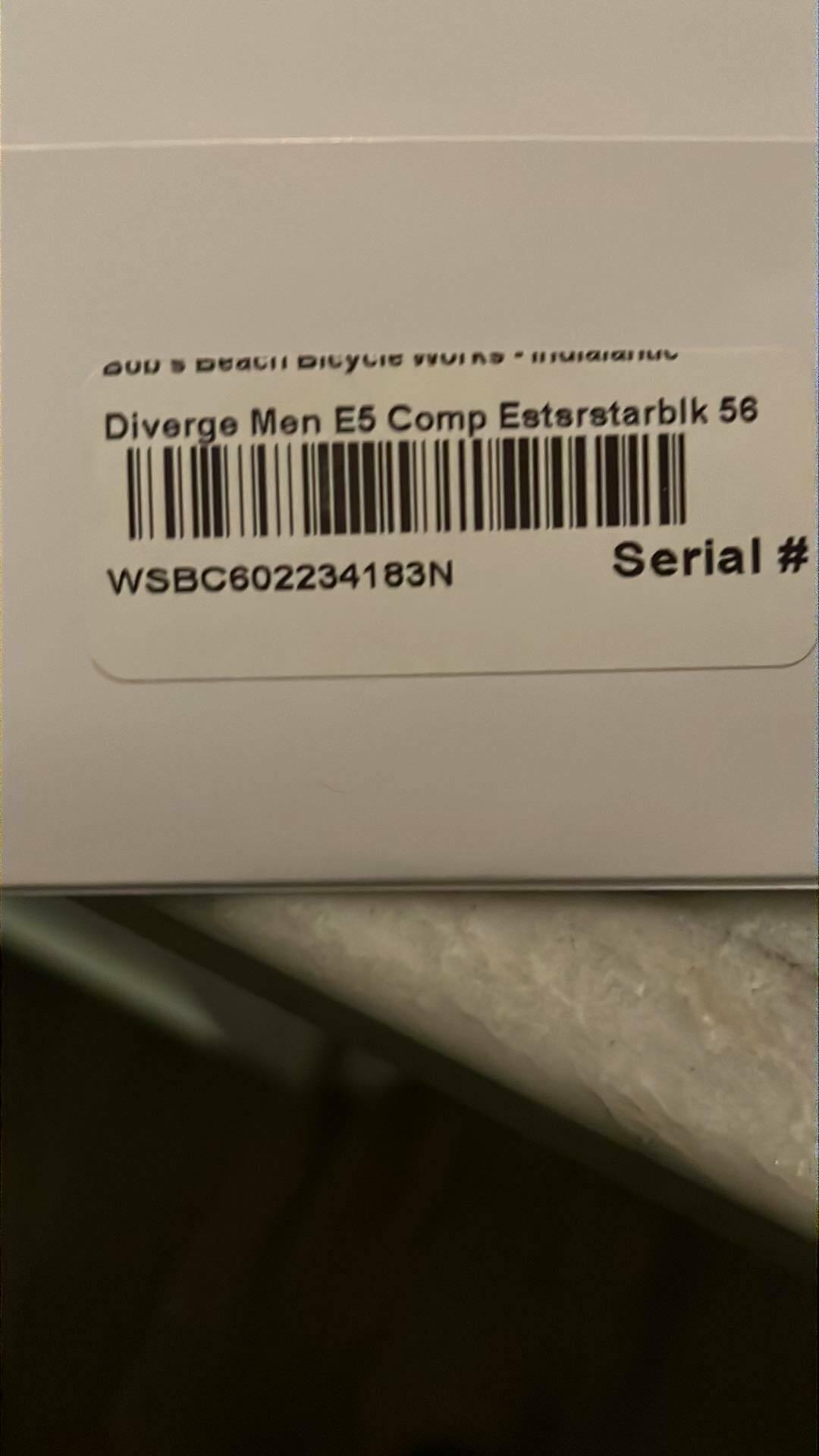 2019 Specialized Diverge Men E5 Comp Estsrstarbik 56 Brown and Silver, gray or bare metal