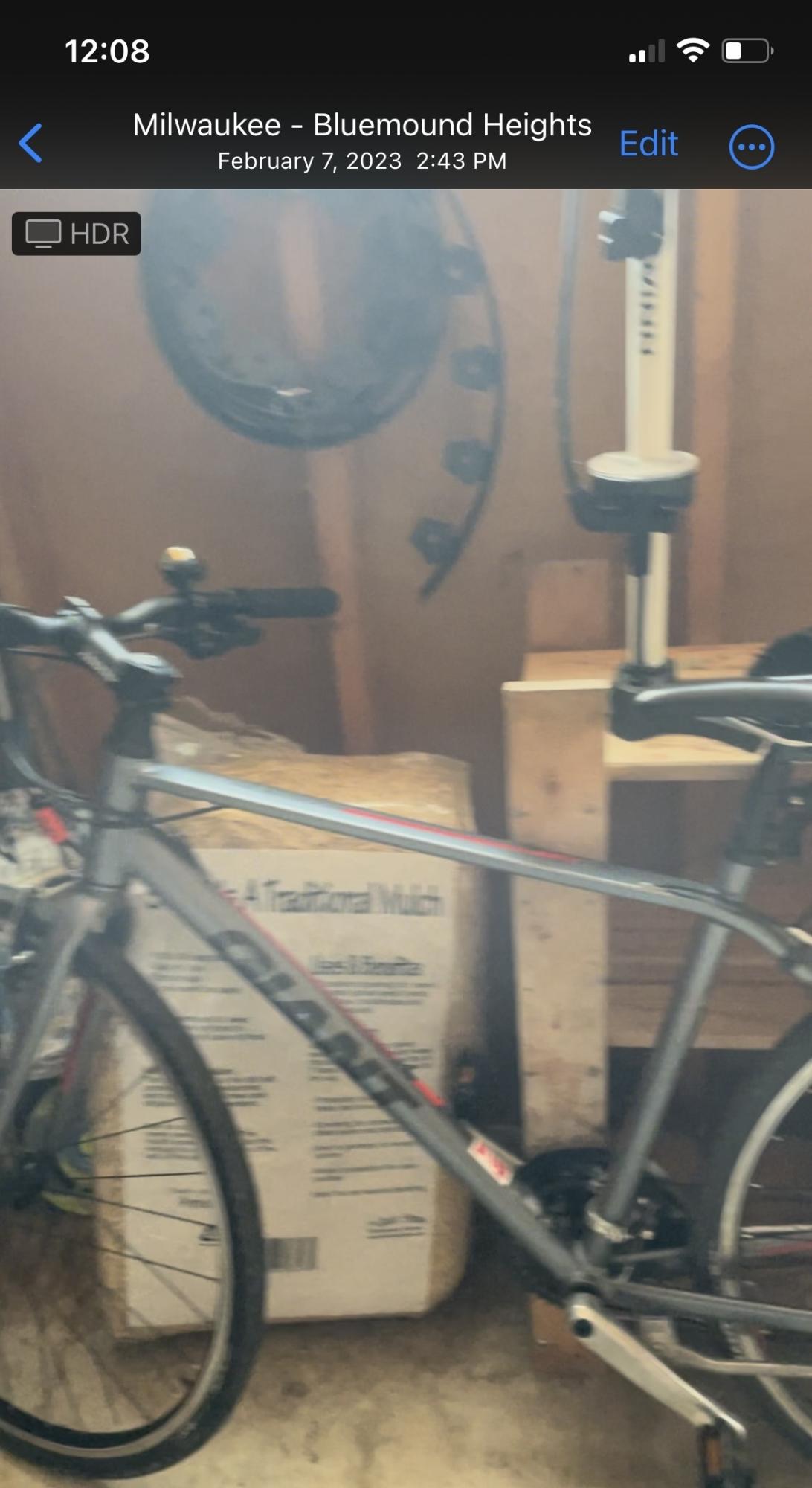 2016 Giant Escape 3 Silver, gray or bare metal and Red