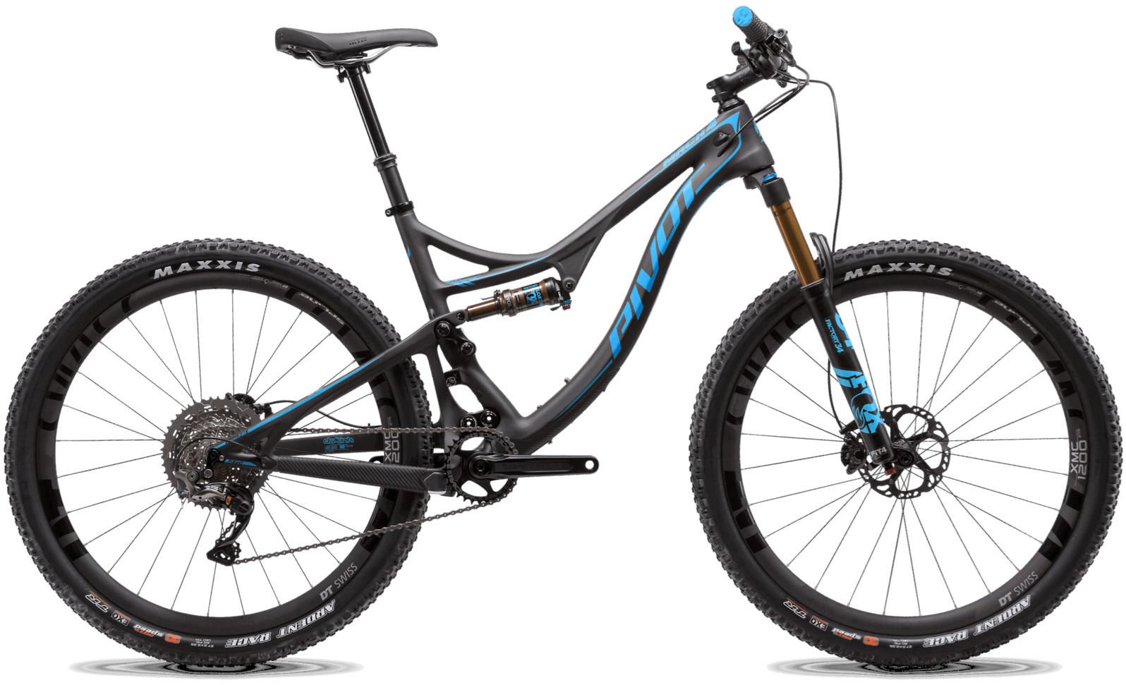 2017 Pivot Mach 4 Carbon Black and Blue
