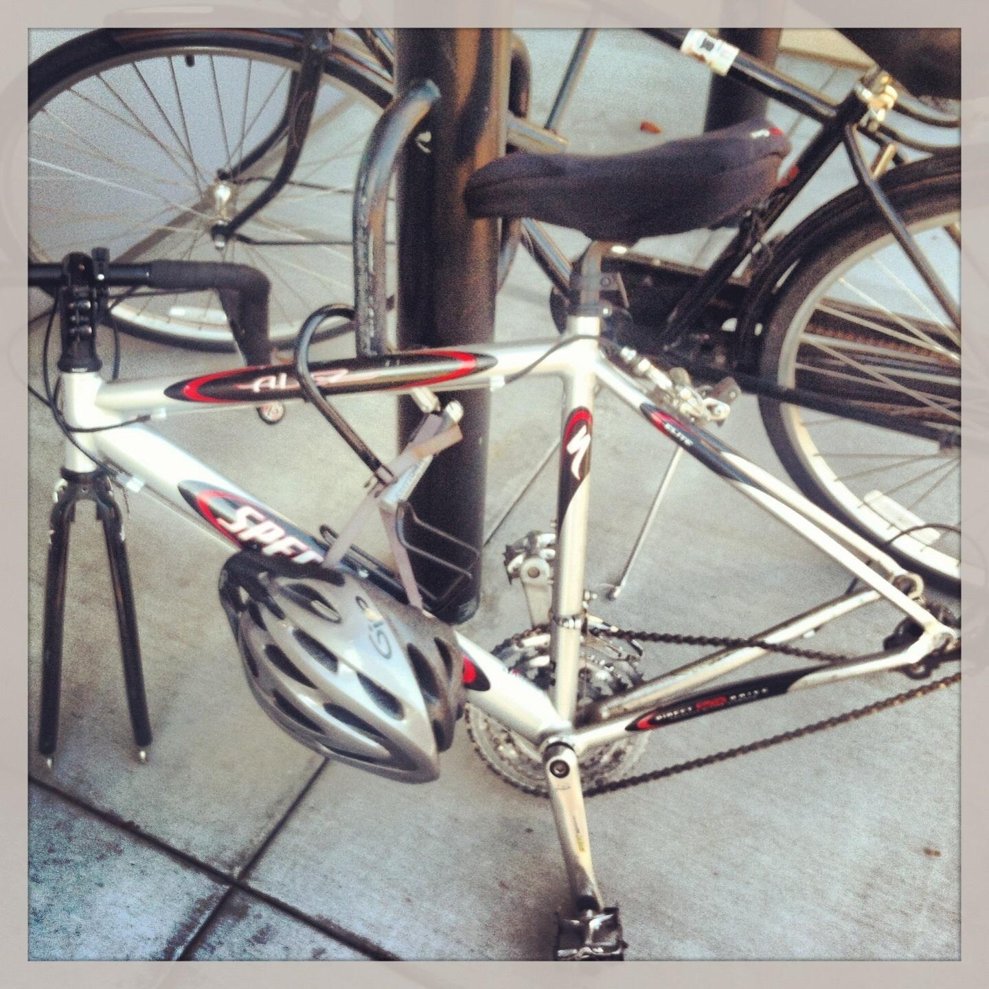 2009 Specialized Allez  Silver or Gray, Black, and Red