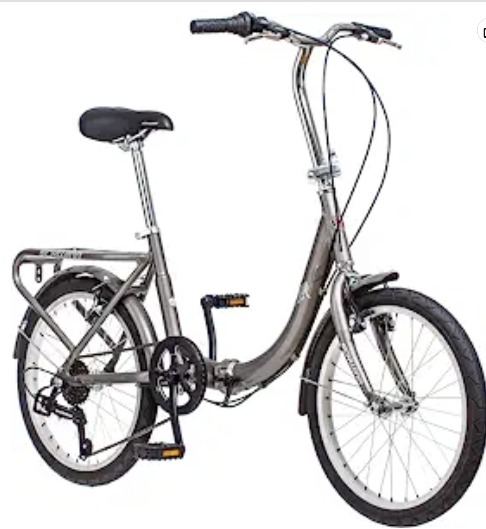 Schwinn Loop Aluminum Frame 7 Speed Silver, gray or bare metal
