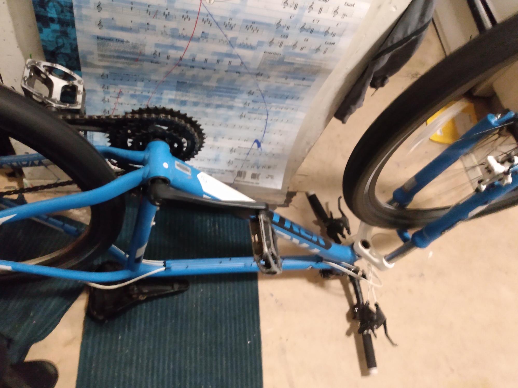 Trek Wahoo Blue and White