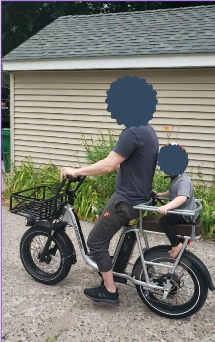 2022 Rad Power Bikes Runner Plus Silver, gray or bare metal