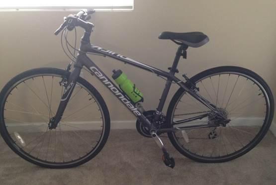 2015 Cannondale Quick 5 Purple and White
