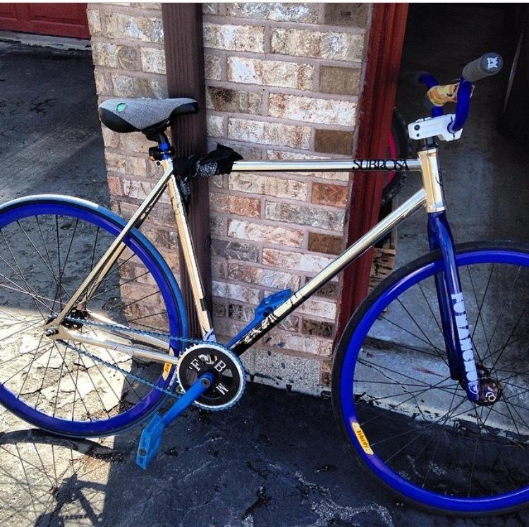 2012 Subrosa Malum chrome Silver or Gray and Blue