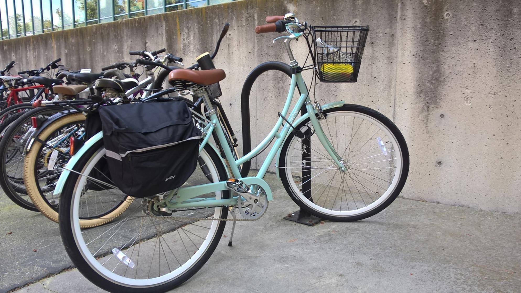 2017 Pure City Dutch Style Step-Thru 3-Speed Bicycle, 45cm/ Medium, Crosby Sea Foam Green/White G...