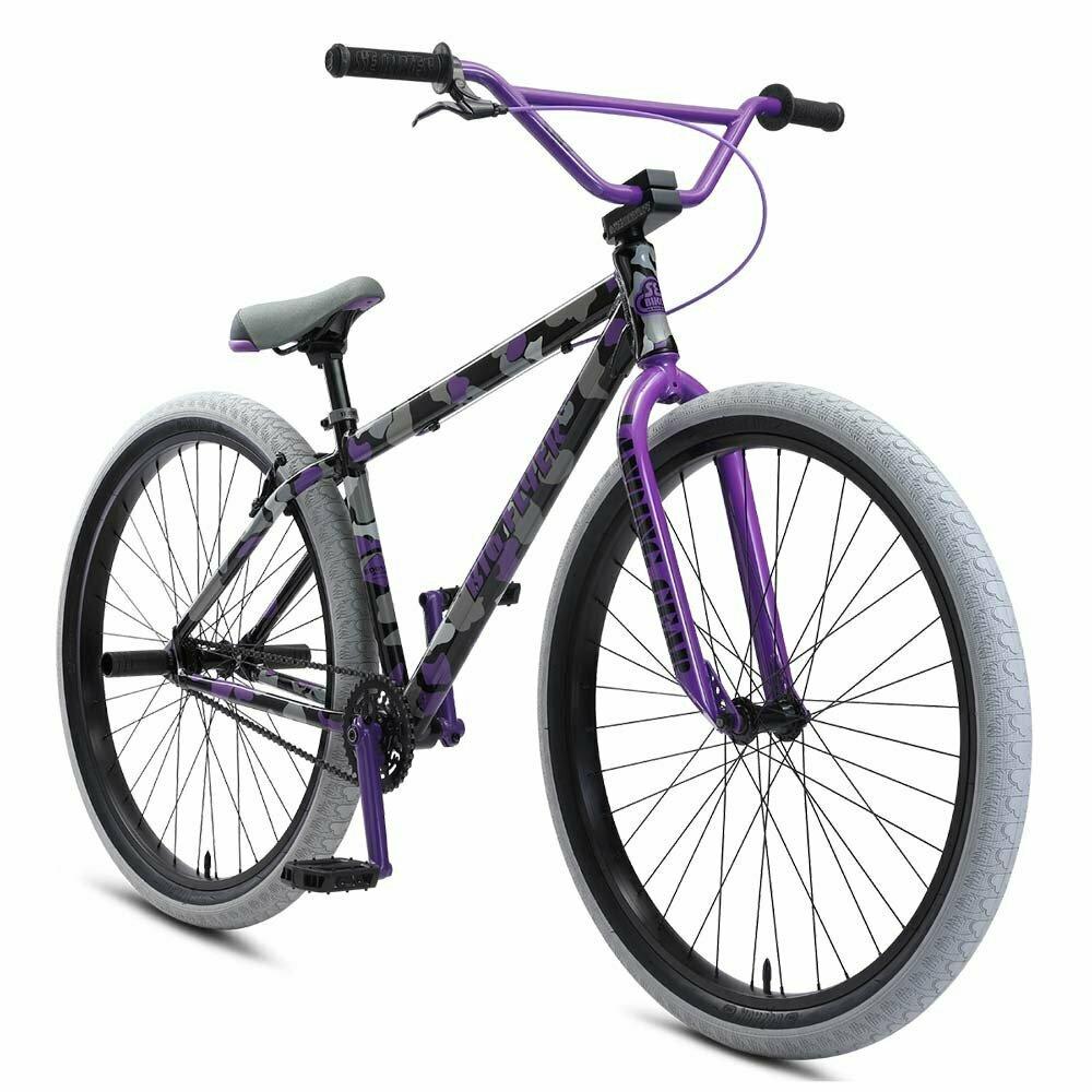 2022 SE Bikes Big Flyer Purple, Silver, gray or bare metal, and Black