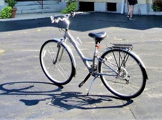 2010 LL Bean by Schwinn Runaround Cruiser size XS Silver, gray or bare metal