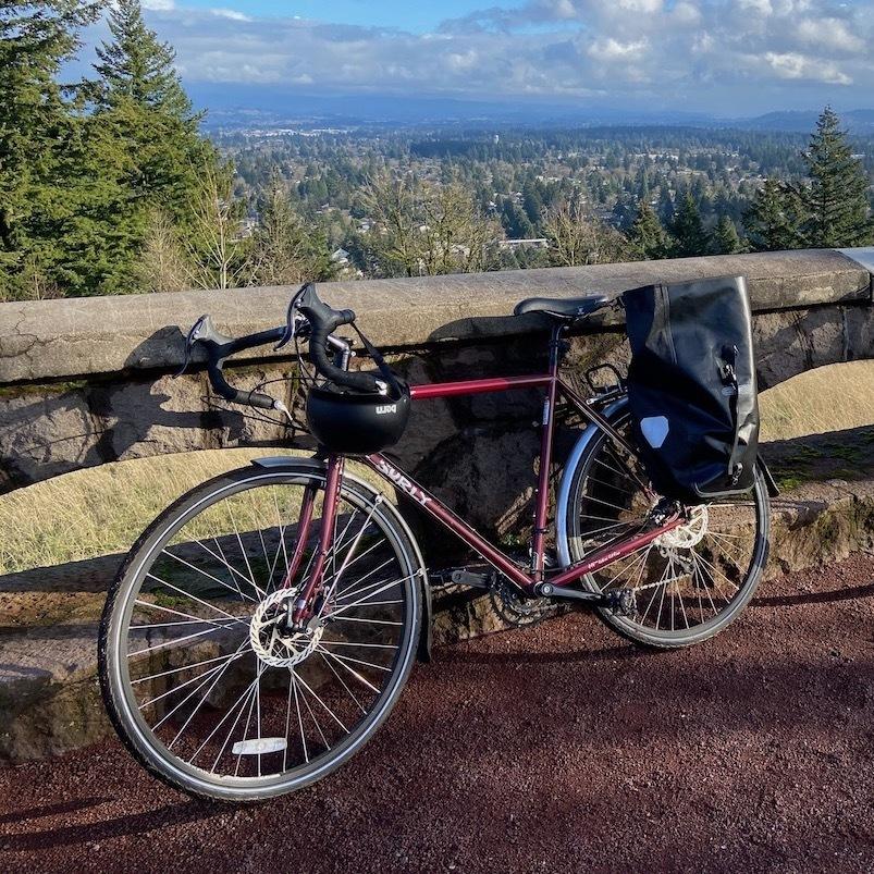 2015 Surly Disc Trucker Red