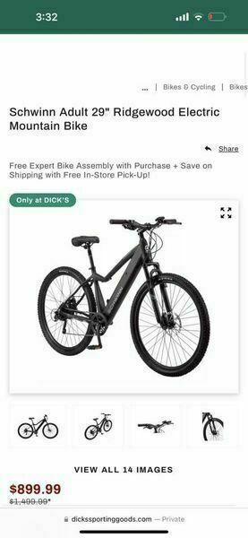 2023 Schwinn Ridgewood Mtn Bike Black