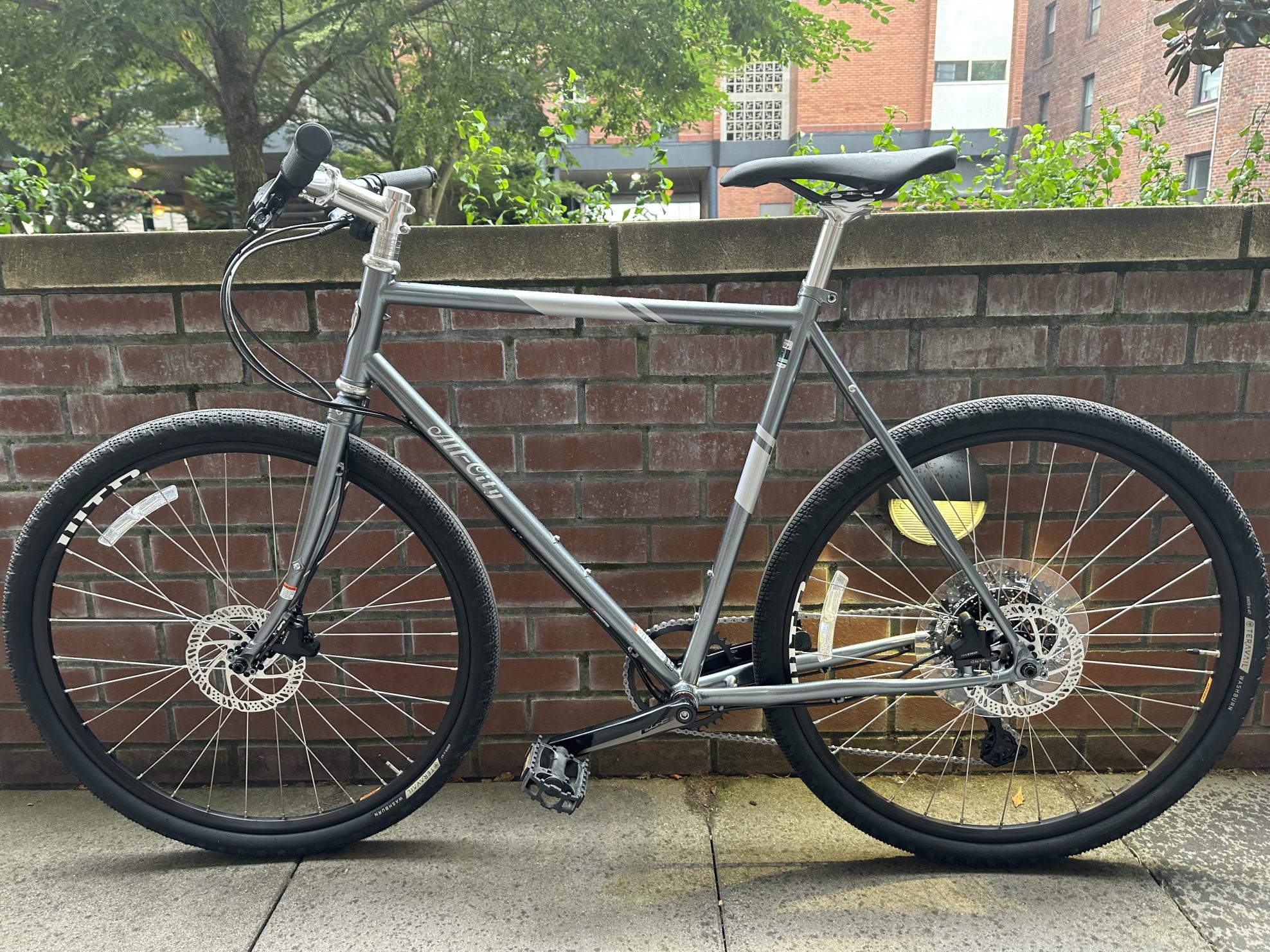 2023 All City Silver, gray or bare metal