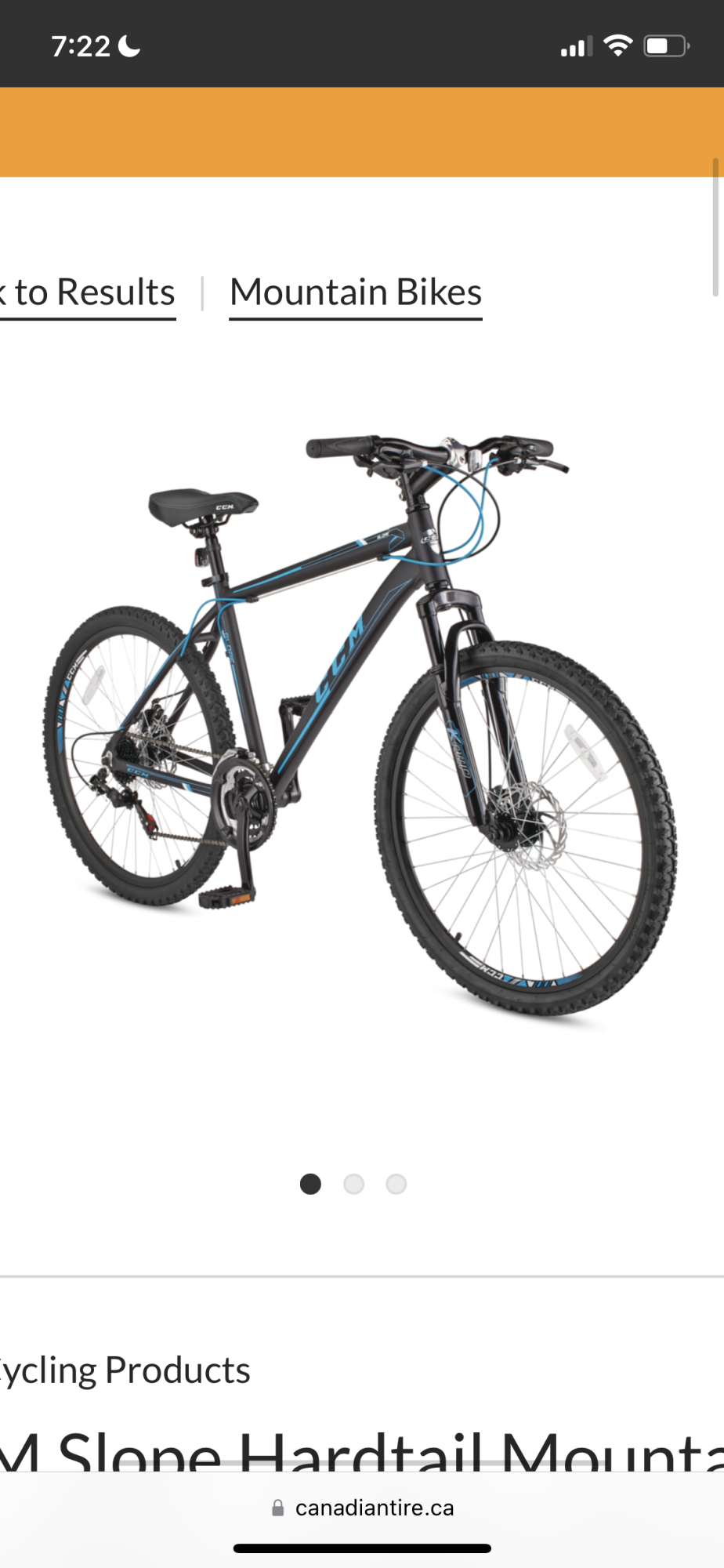 2022 CCM Slope Hardtail Mountain Bike, 26” , 2... Black