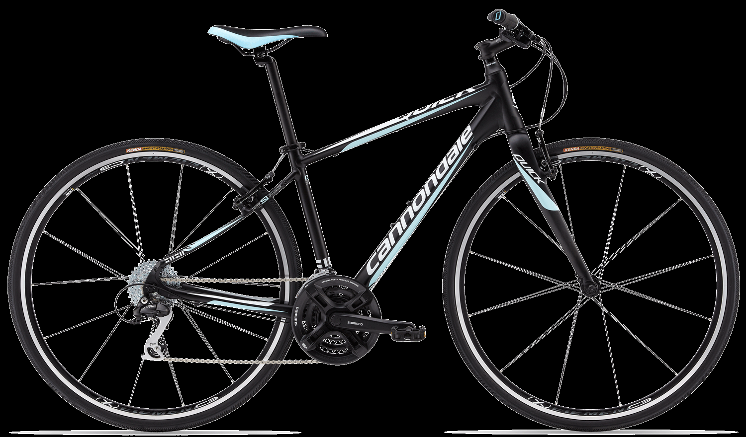 2013 Cannondale Quick 4 wsd Black and Teal