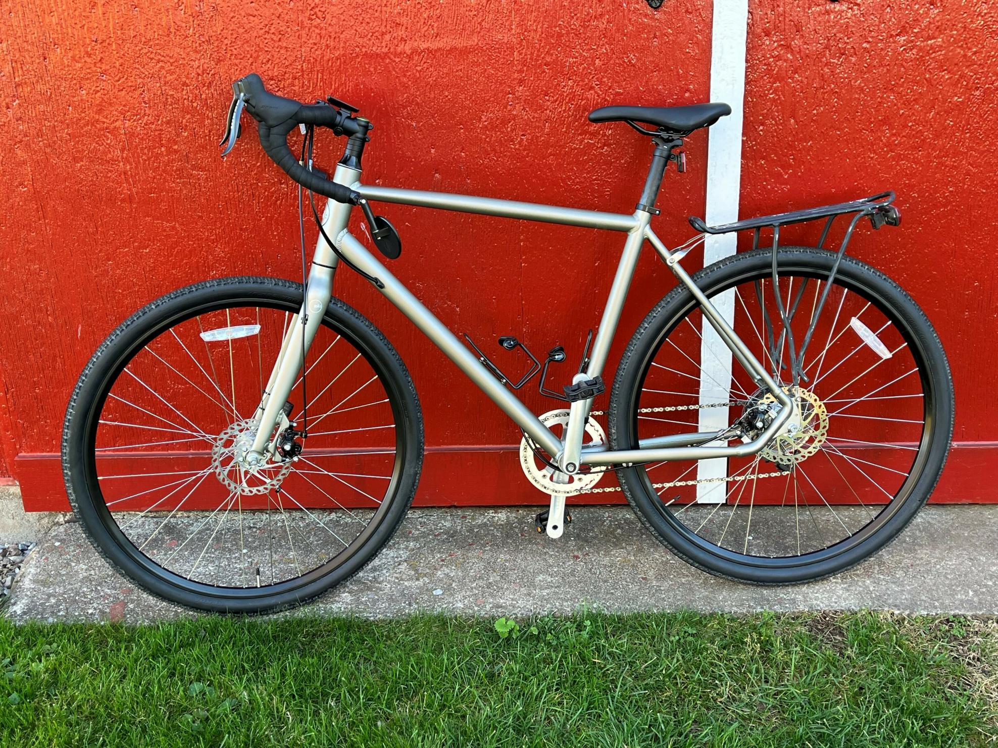 2022 Roll Bicycle Company Large Silver, gray or bare metal