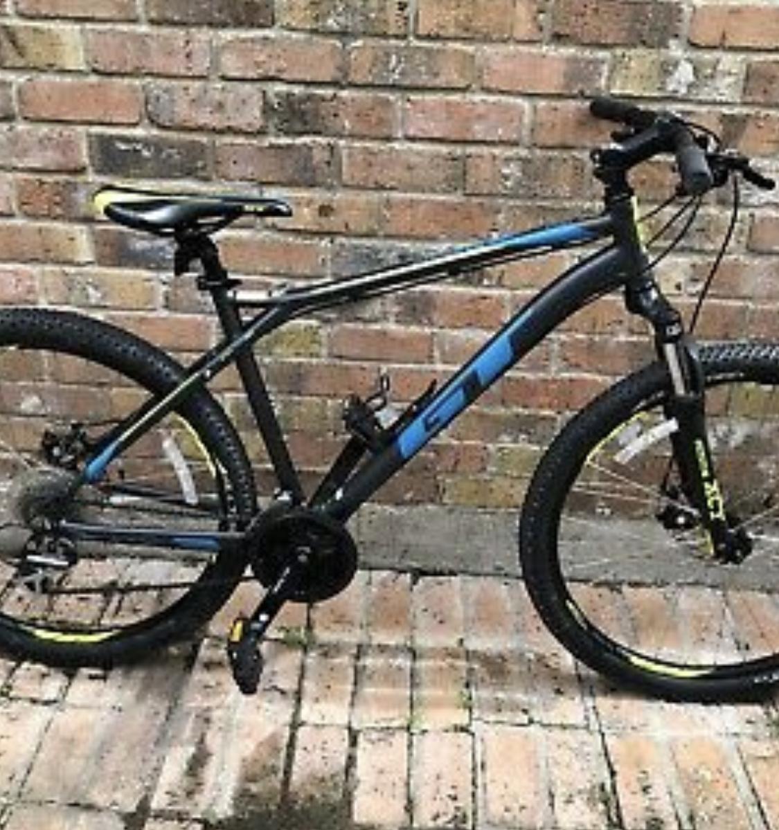 2020 GT Bicycles Aggressor Black and Blue